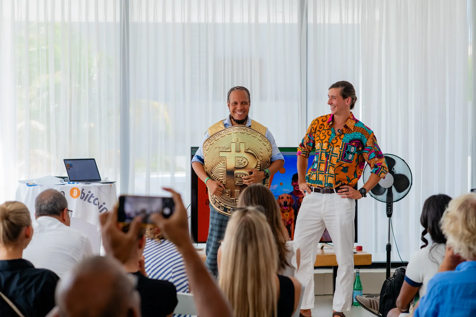 Adric Walter at the Bitcoin Villa with Joe Nakamoto